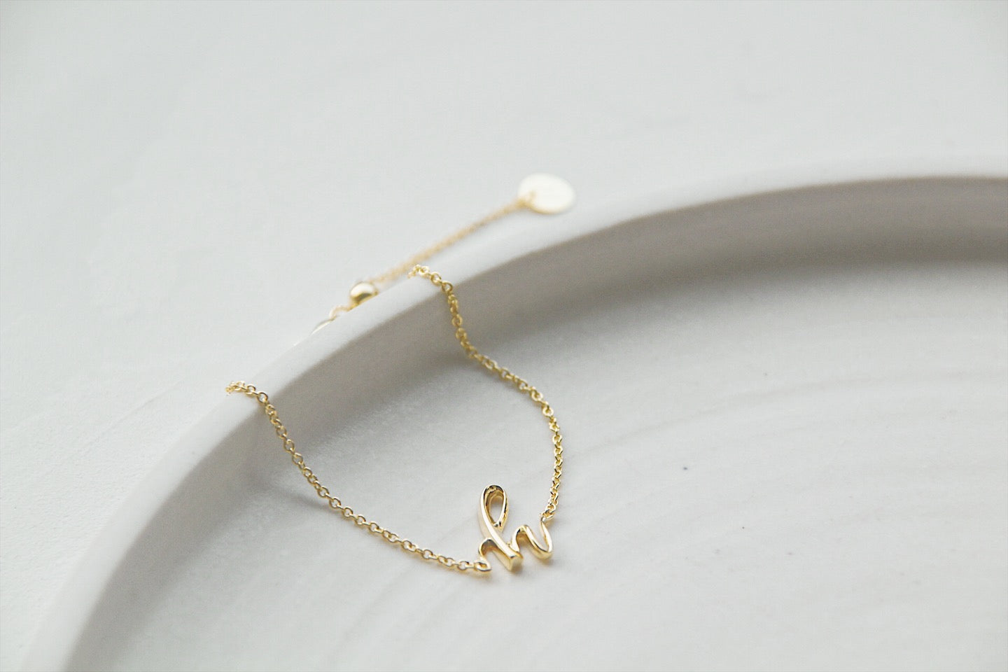 The Love Collect - "H" Bracelet