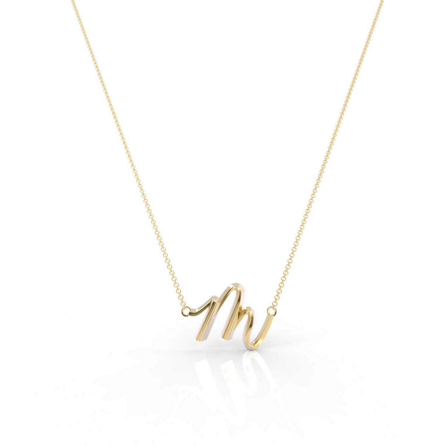 The Love Collect - "M" Necklace